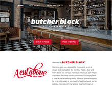 Tablet Screenshot of butcherblock.co.za